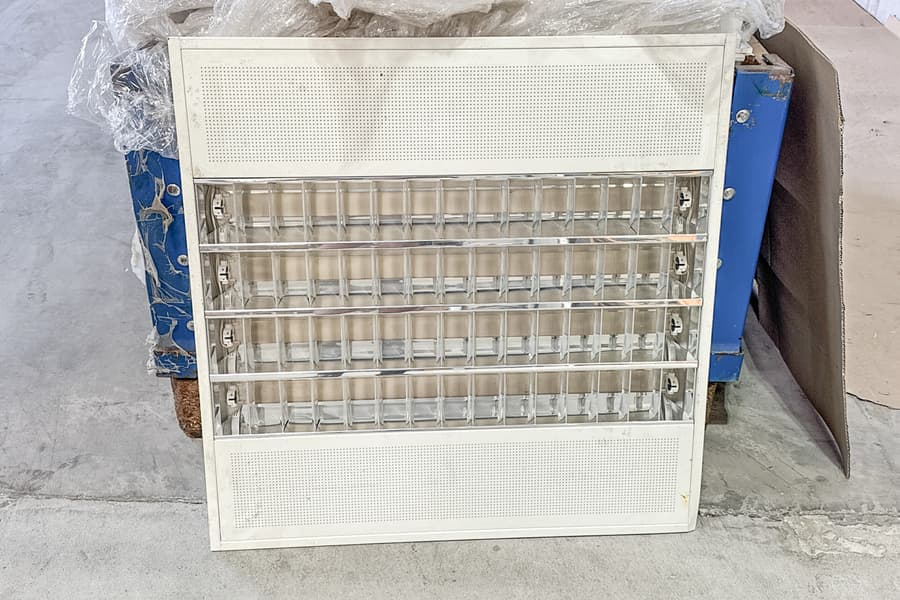 5 Rasterleuchten Gehäuse Trilux